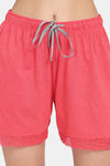 Rosaline Mystic Town Knit Cotton Shorts Set - Bitter sweet — thumbnail 6